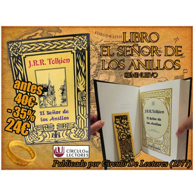 El Señor de los Anillo Libro 1977 Ciculo de lectores