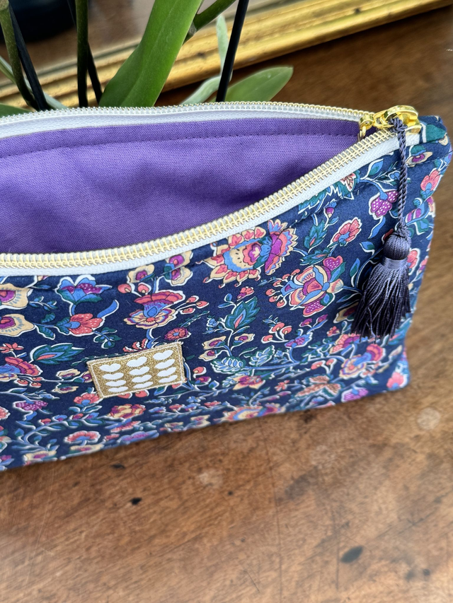 Pochette plate matelassée L