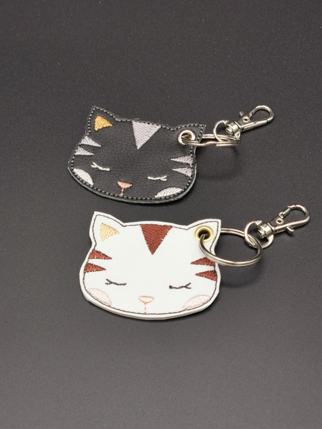 Porte-clés tête de chat