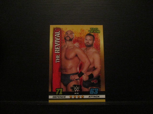 The Revival - Tag Team Slam Attax 10th Edition Original Trading Card #312