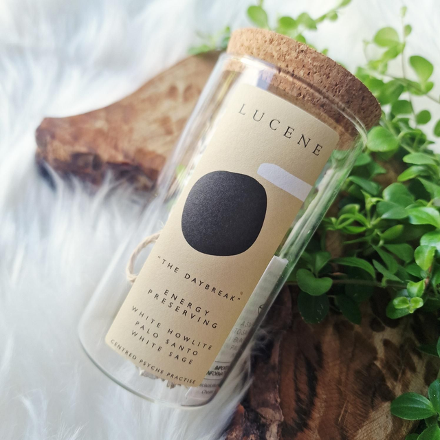 Lucene "The Day Break" Energy Preserving - Howlite, Palo Santo and White Sage
