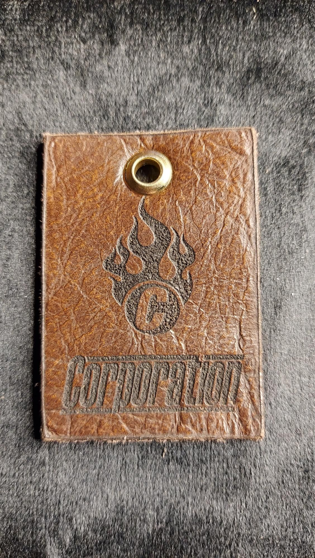 077 / 100 2nd Limited Edition Genuine CORP SOFA Leather Keyring