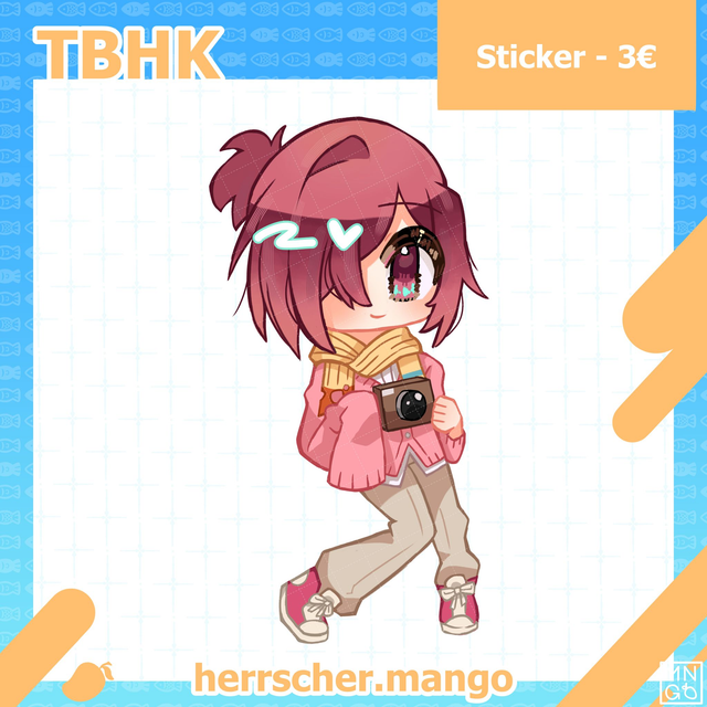 TBHK: Mitsuba - Matte Vinyl Sticker - 63.5mm