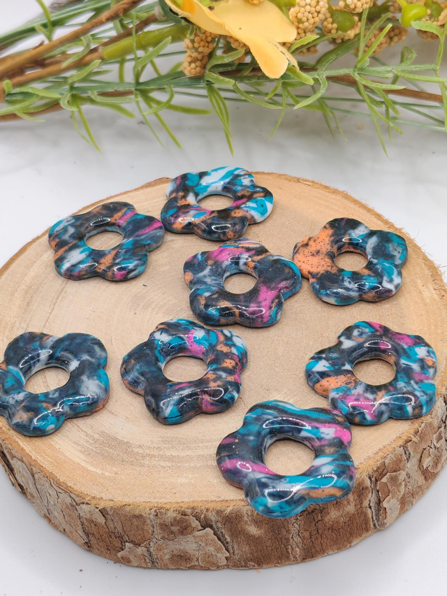 Fleurs Amaya Fluo noir