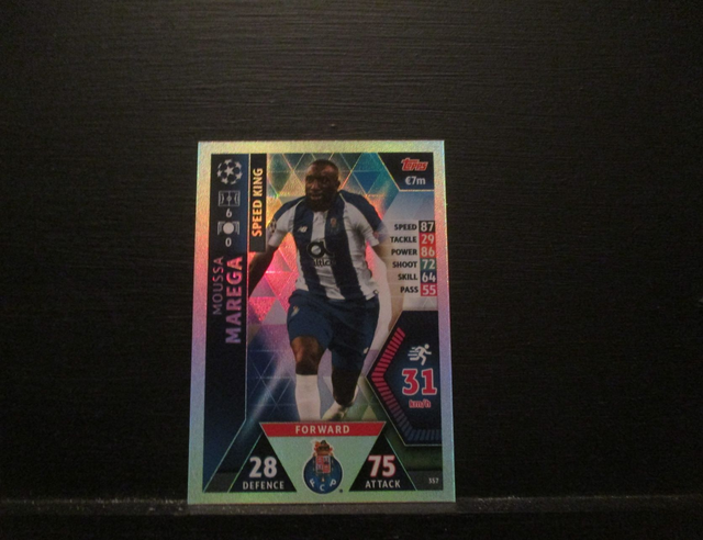 Moussa Marega - UEFA Champions League Match Attax 2018/19 Original Trading Card #357