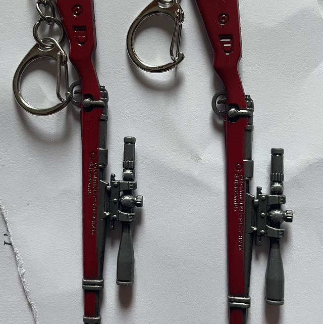 Porte clé mitrailleur 