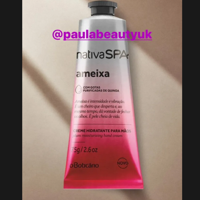 Nativa Spa Creme para Mãos Nativa SPA Ameixa 75g Plum Hand Cream*