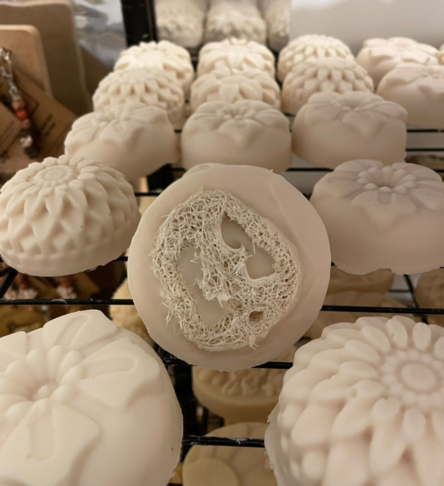 Goat Milk Loofah Soap