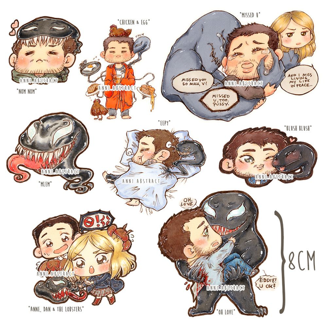 MRVL | Various Venom Button Badges