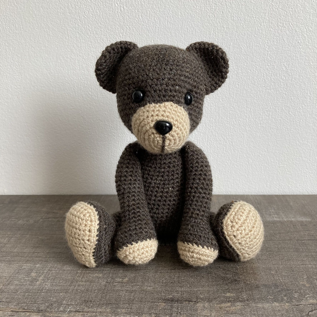 Peluche Bruno l'Ours au crochet