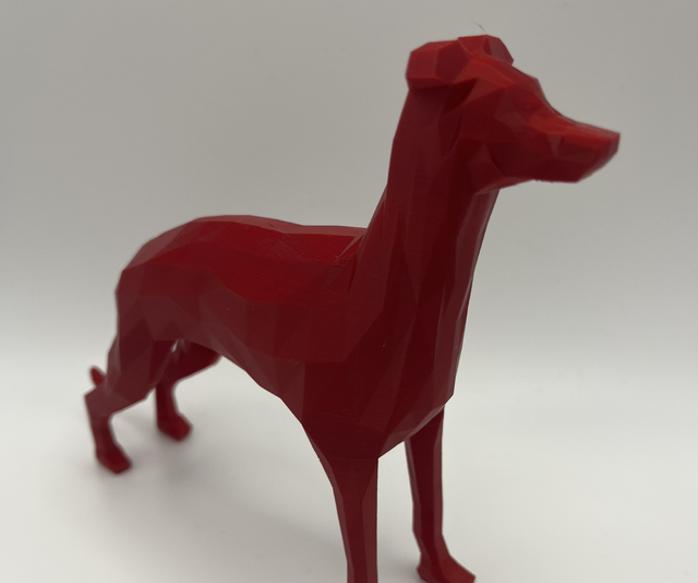 Whippet - Poly Statue