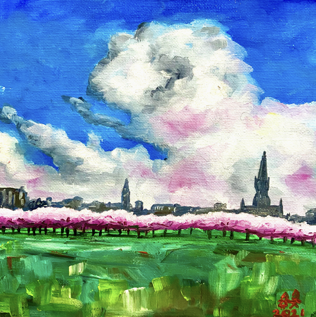 X4 Prints - The Meadows, Edinburgh 8"x8" (£7.50 per unit)