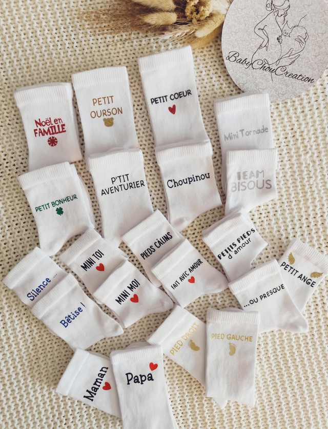 Chaussettes Noël en Famille