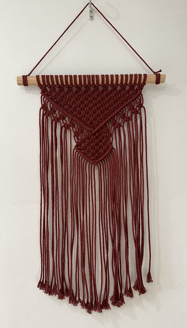 Macramé - Tenture murale ESMÉE - TERRACOTTA