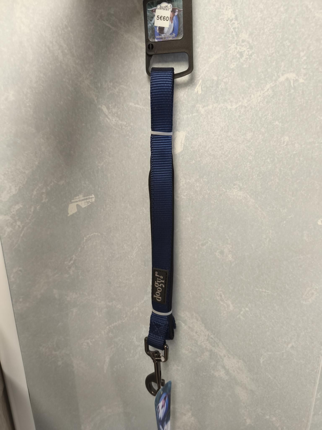 Laisse classic bleu marine 1,2m x 20mm