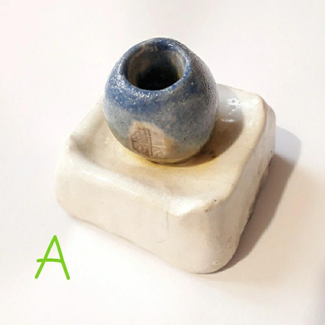 Raku Palo Santo Ceramic Holder 