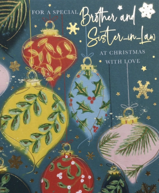 Christmas Brother and Sister-in-Law WW