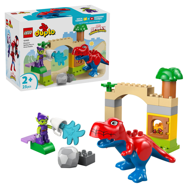 LEGO 10463 DUPLO Spidey-Rex vs. Green Goblin