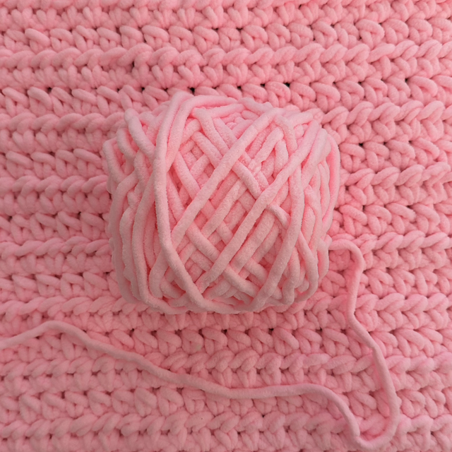 Baby Teddy Blanket Dark Pink