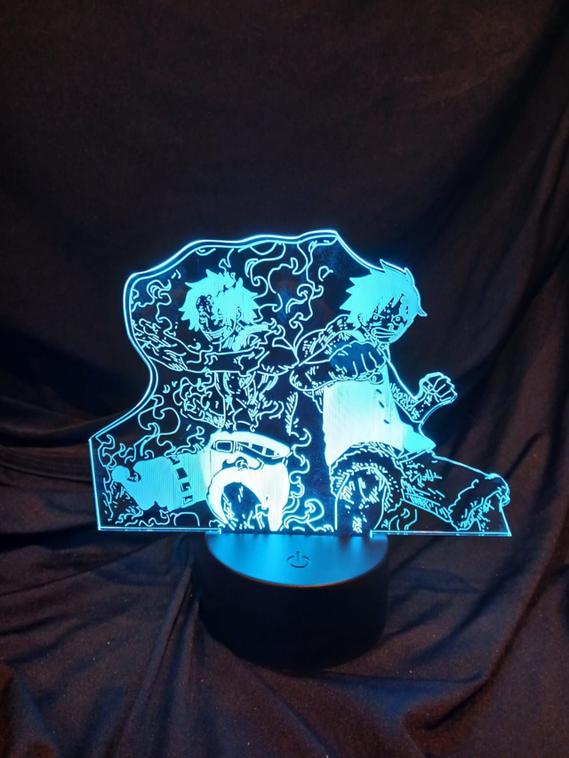 Monkey D Luffy and Portgas D. Ace of One Piece