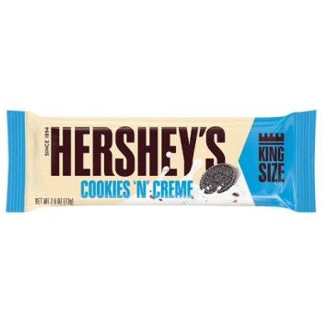 Hershey's Cookie'n Cream King Size 73 Gr ( la barre ) Exclusivité Américaine 
