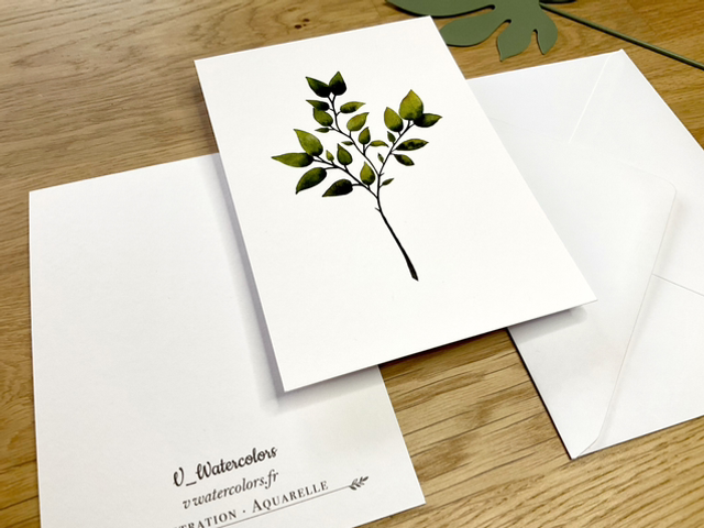 Carte postale « Petite branche »