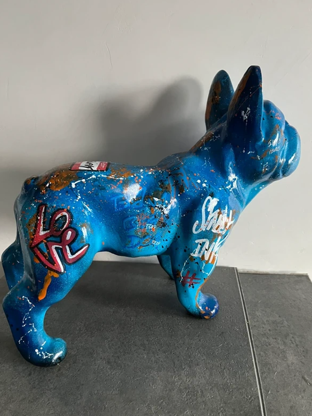 Bilou statue bouledogue 
