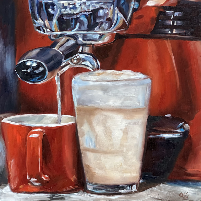 Zwischen Momenten - Feine Ölmalerei für dein Zuhause 