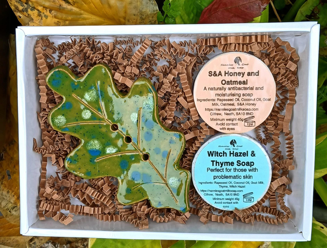 Autumn Soap Dish Gift Set