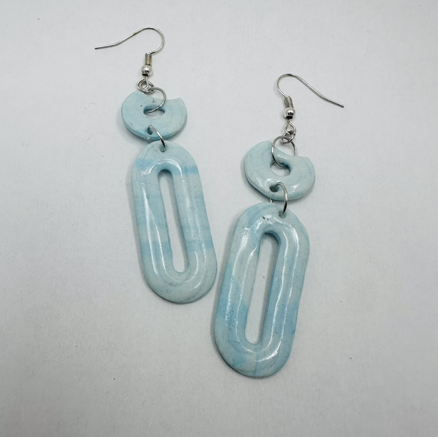 Ornement - marbré bleu 