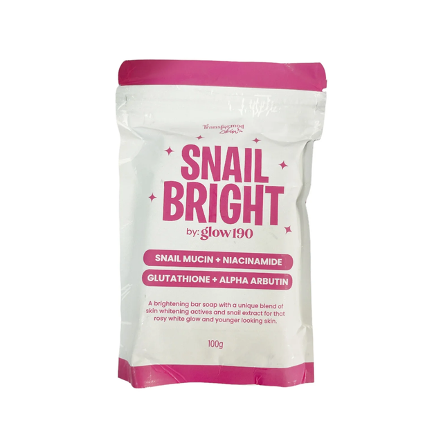 Snail Bright By Glow 190 Snail Mucin + Niacinamide Soap 100g