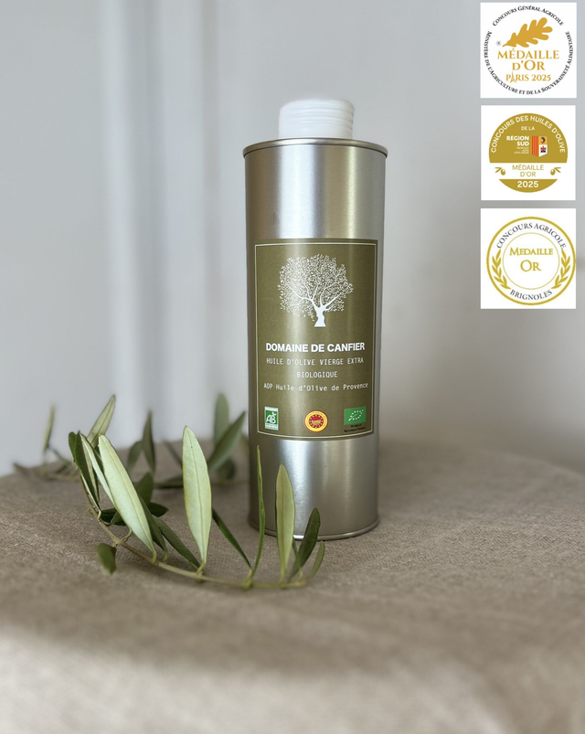 Huile bio Fruité Vert AOP Provence