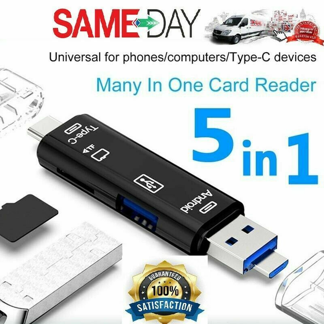 SD Card Reader For Android Phone Tablet PC Micro USB OTG to USB 2.0&amp;3.0 Adapter 