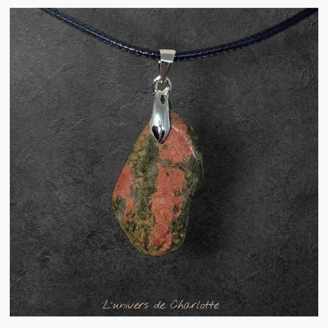 Pendentif &quot;Unakite&quot; PN-098