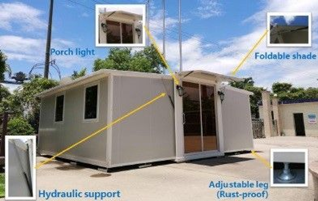 container dépliable 72m2
