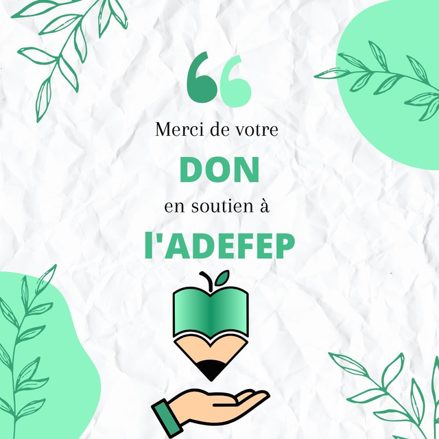 ❤️ Don à l'ADEFEP ❤️