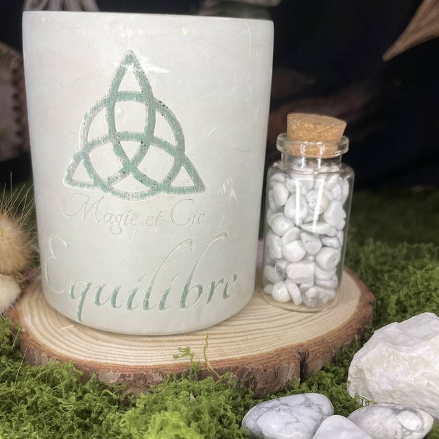 Bougie d&#039;intention - EQUILIBRE