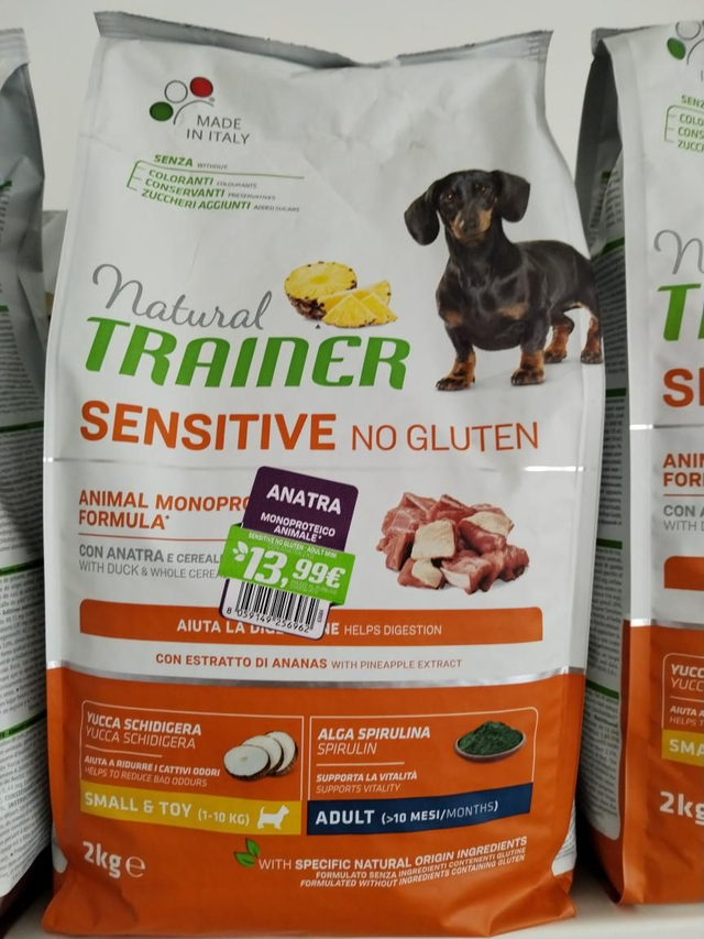Natural Trainer Sensitive No Gluten Small&amp;Toy Adult