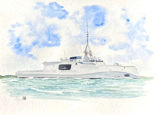 Première sortie à la mer - FDI Amiral Ronarc'h