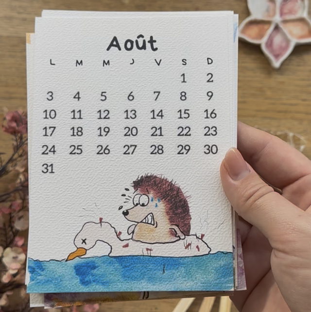 Mon joli calendrier illustré 2026 (2 éditions)