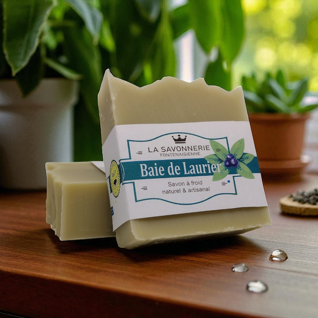 Savon à l'huile de Baie de Laurier (15 mois de séchage)