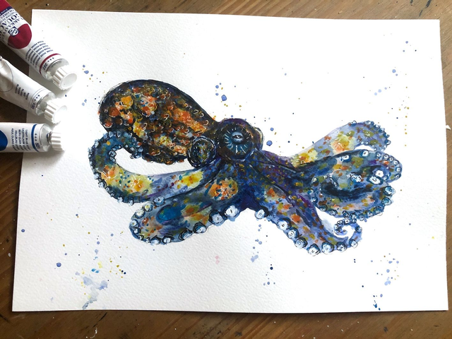 10- 18/04/26 Mixed media: paint animal with watercolour and gouache for adults