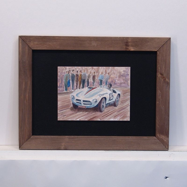 Artimotor enmarcado 21x28 - 1953 Joaquin Palacio - Pegaso Z102