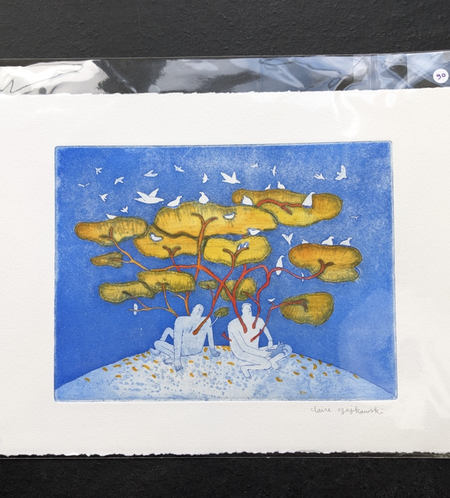 Gravure Liens réhaussée 3 