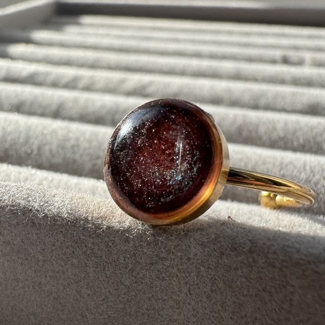 Beautiful Galaxy Gold ring