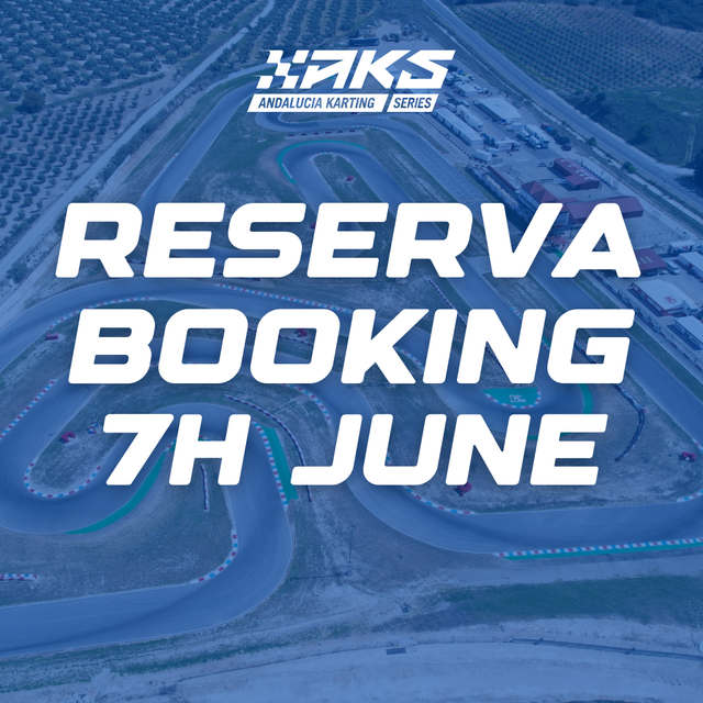 RESERVA - BOOKING 7H JUNE
