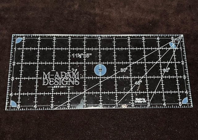 Large Bag makers ruler 17½" x 5"