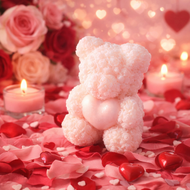 Bougie ourson parfumée 💕