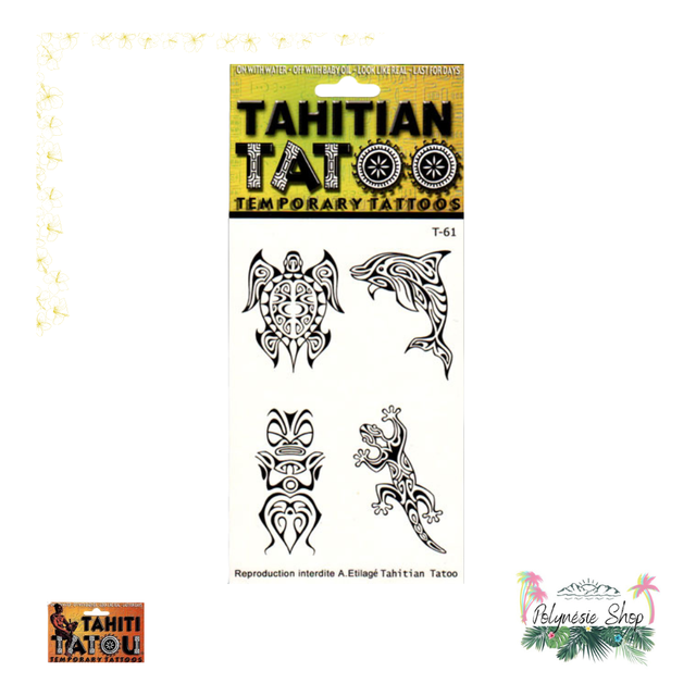 Tattoo animaux T61 motifs marquisiens