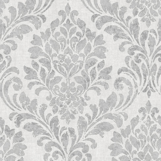 Eleanor Damask Silver